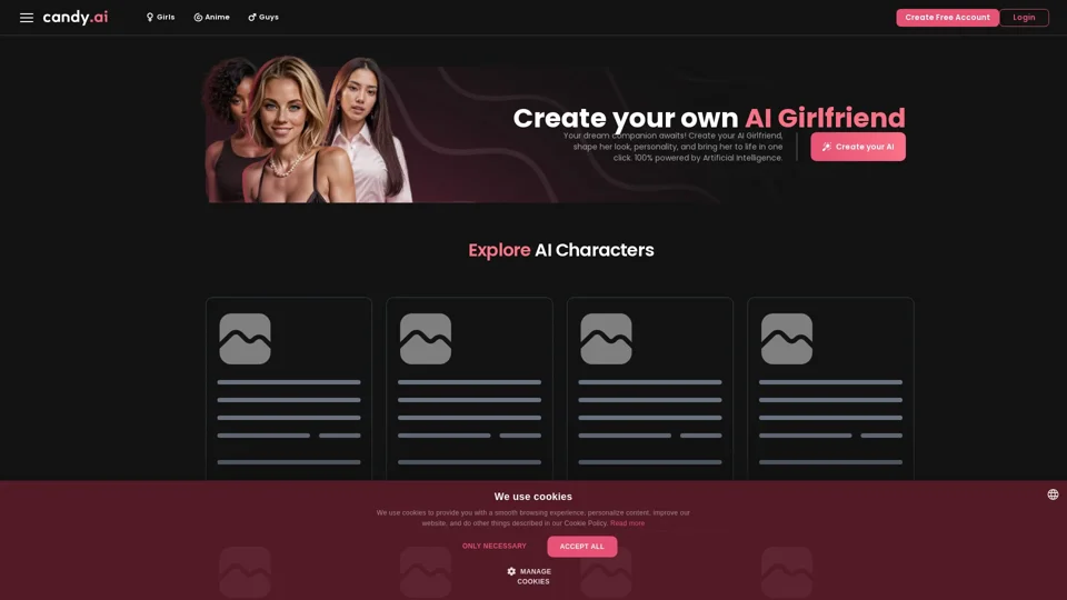 Candy.AI: Create Your AI Girlfriend & Start Chatting