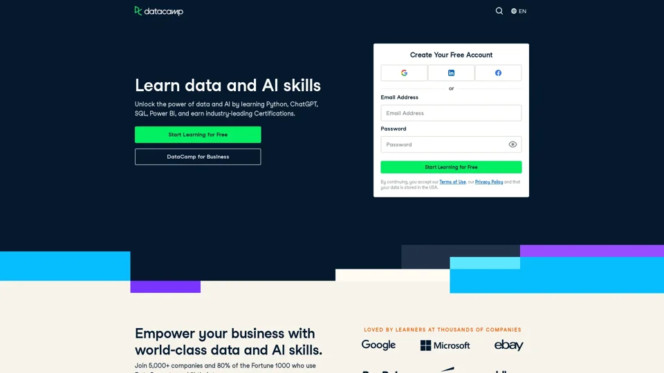 Learn Data Science and AI Online | DataCamp