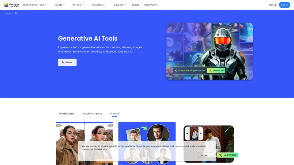 Generative AI Tools - Enhance Your Workflow With AI | Fotor