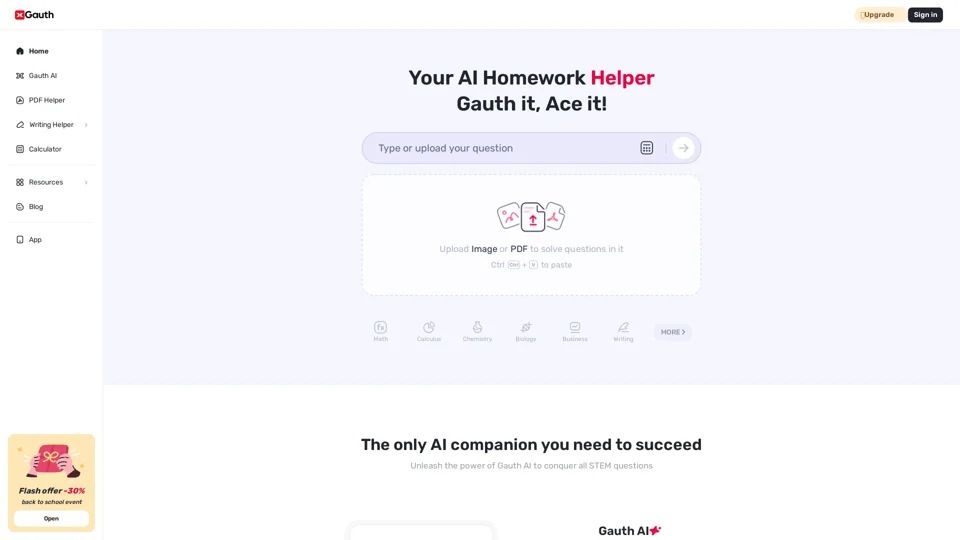 Gauth - Best AI Homework Helper for All School Subjects