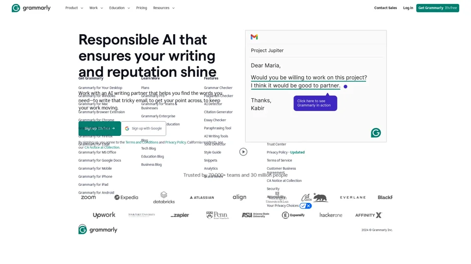 Grammarly: Free AI Writing Assistance