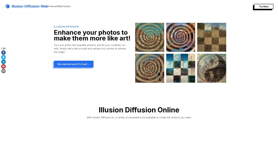 Illusion Diffusion: Free to Use AI - Illusion Diffusion Web