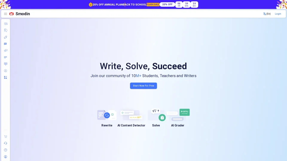 Smodin: Multi-lingual Writing Assistance