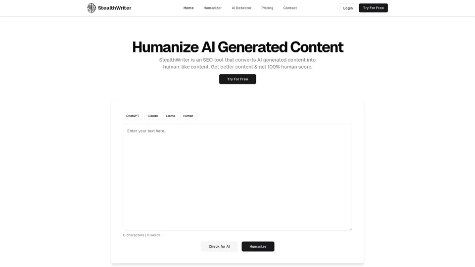 Humanize AI Content | Bypass AI Detection | Get 100% Human Score